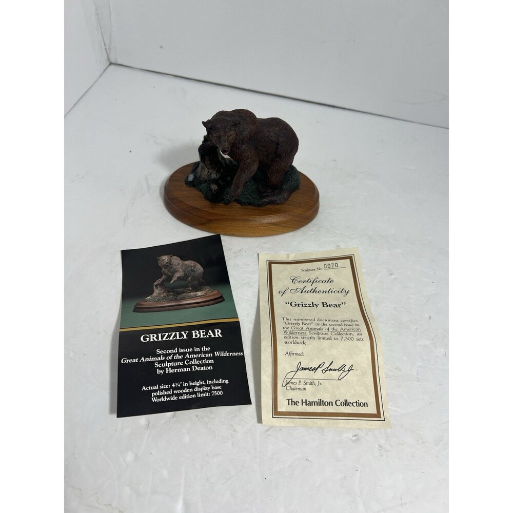 Great Animals of the American Wilderness - Grizzly Bear - 2nd -1983 Certificate